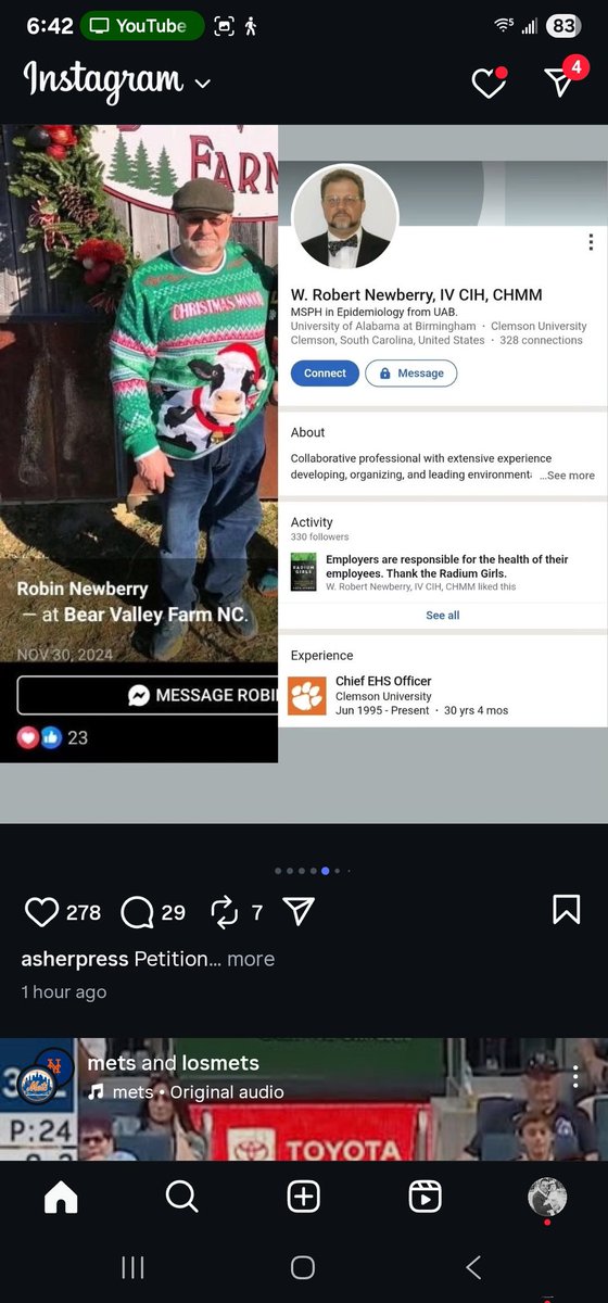 craigwicket's tweet photo. @ClemsonPrez if Robin Newberry is still employed as of Noon Monday we go public with your violence inciting staff and drag you through the press so all of your alumni and parents come for your job if no action is taken. People like this dont deserve mercy. #clemson #CharlieKirk https://t.co/BUmHNjSxpb