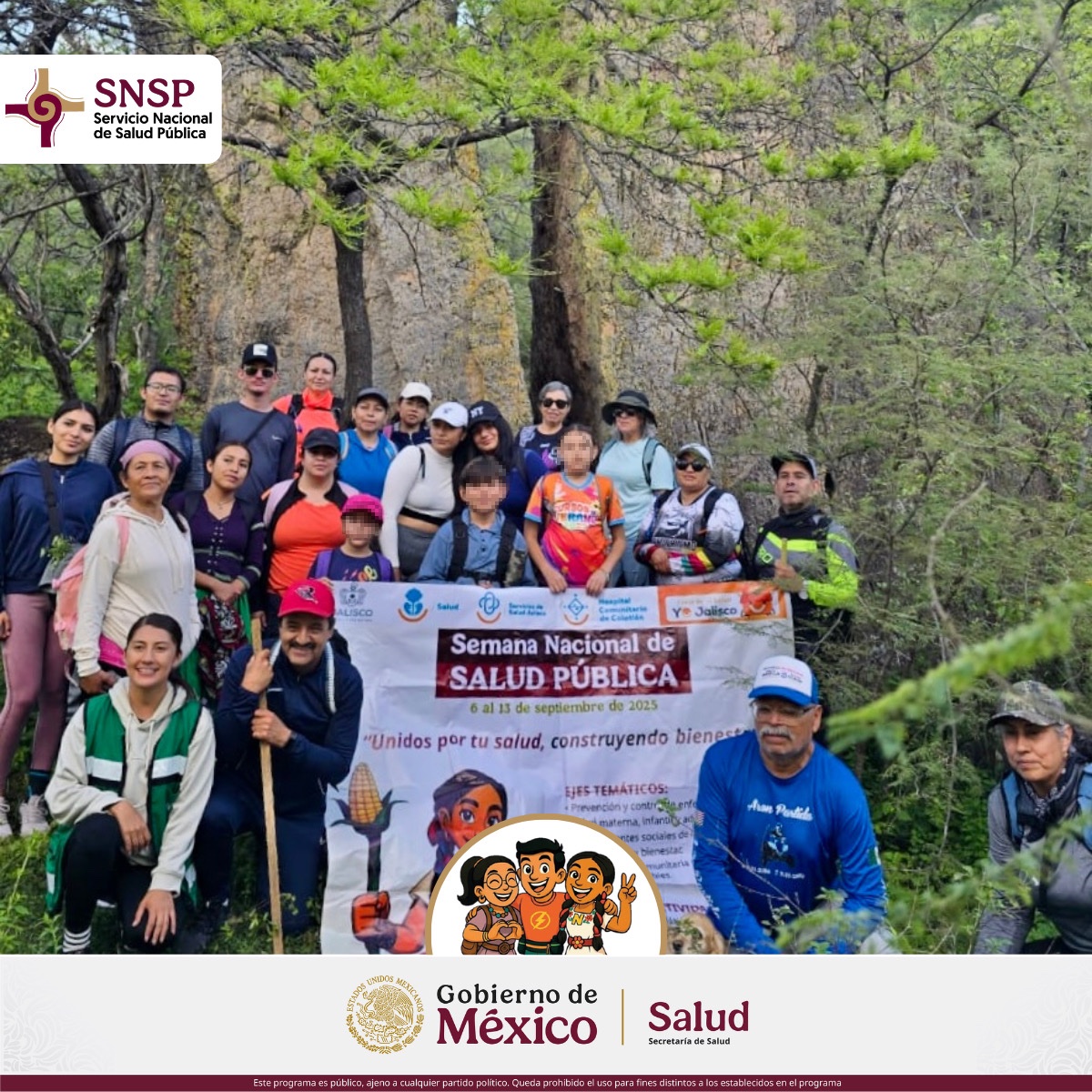 SNSPJalisco's tweet photo. 💚 Concluyó la #SemanaSalud2025 en Jalisco. Gracias a las y los jaliscienses por sumarse con energía a foros, ferias, activaciones y charlas. Bajo el impulso del Dr. @RamiroLopezE  y la @SaludSPPS , el #SNSP seguirá acercando salud y bienestar. ✨

#SNSP2025 #MisiónSalud https://t.co/DD1ISz6KOf