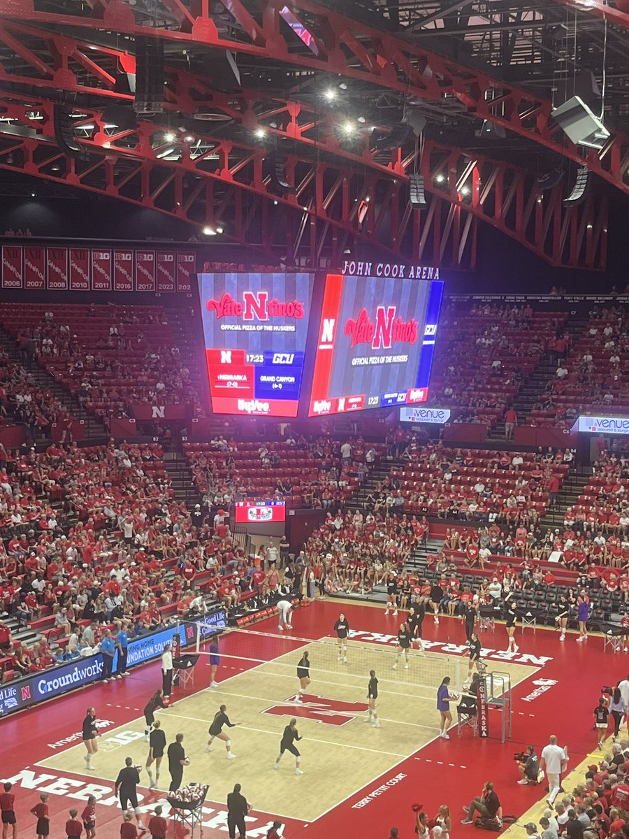 This hot Nebraska day isn’t getting any cooler for the top ranked team in the nation, as the #1 Nebraska Cornhuskers play host to the Grand Canyon University Lopes.

Join <a href="/BridgerKroos/">Bridger Kroos</a> and I on the call on 90.3 KRNU!!
<a href="/BillDoleman/">Bill Doleman</a> <a href="/Unl_CoJMC/">UNL CoJMC</a> <a href="/ralloway/">Rick All🦃way</a> 
<a href="/UNLimitedSport3/">UNLimited Sports</a>