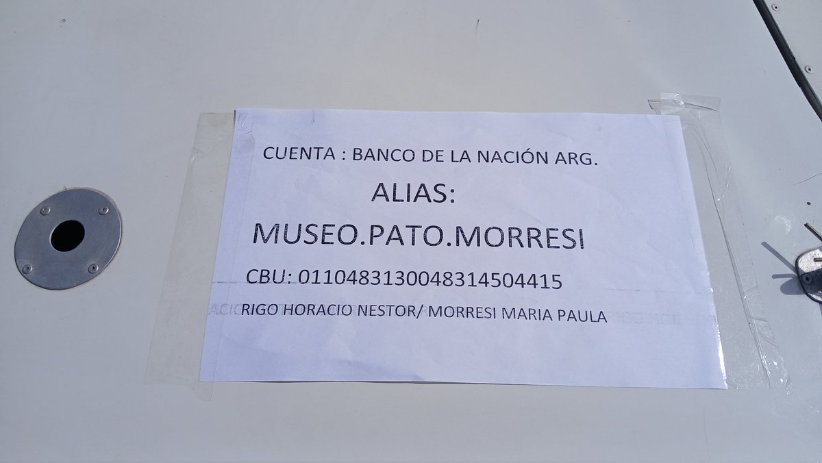 🏁Hoy giró después de muchos años la Chevy del Pato Morresi. Un pedazo de historia que este fin de semana acompaña al <a href="/Procar_4000/">Procar4000</a>

El Museo del Pato necesita la ayuda de los fanáticos del automovilismo para poder reparar el techo del salón, por eso están haciendo una colecta👇