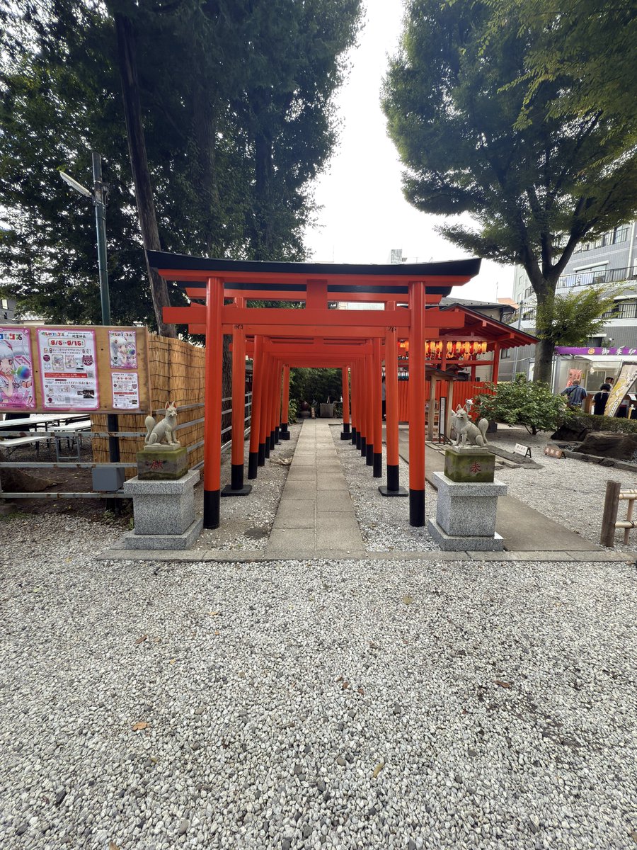 northkoike's tweet photo. 9月13日  今月に蛇窪祭だけど当日に行けないので蛇窪神社に参拝して蛇窪祭の御朱印を頂きました😊
先月も行っているので今年だけで多分３回目です‼️
#蛇窪神社  #御朱印巡り https://t.co/hU7OtrKJXk