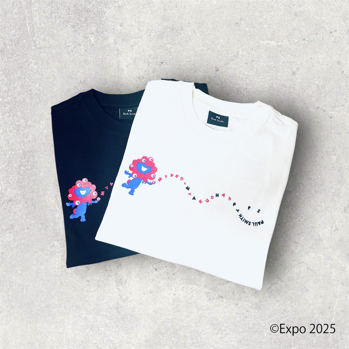 【新品】Paul Smith×ミャクミャク　Tシャツ　白サイズＬ（限定品） 🔴お知らせ＜ポール・スミス＞ Tシャツ カラー白・黒 各税込14,300円