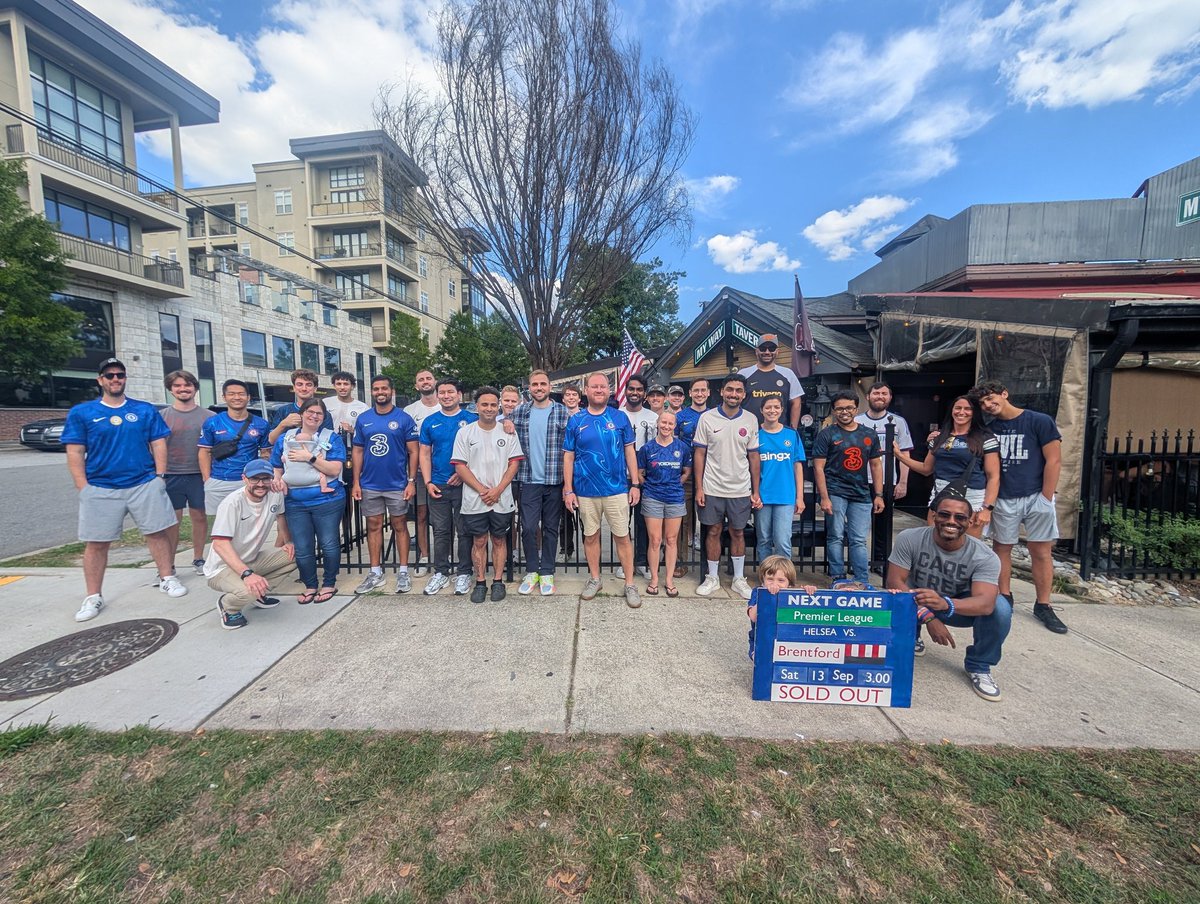 Split points on the pitch. 
Winning crowd at the pub.