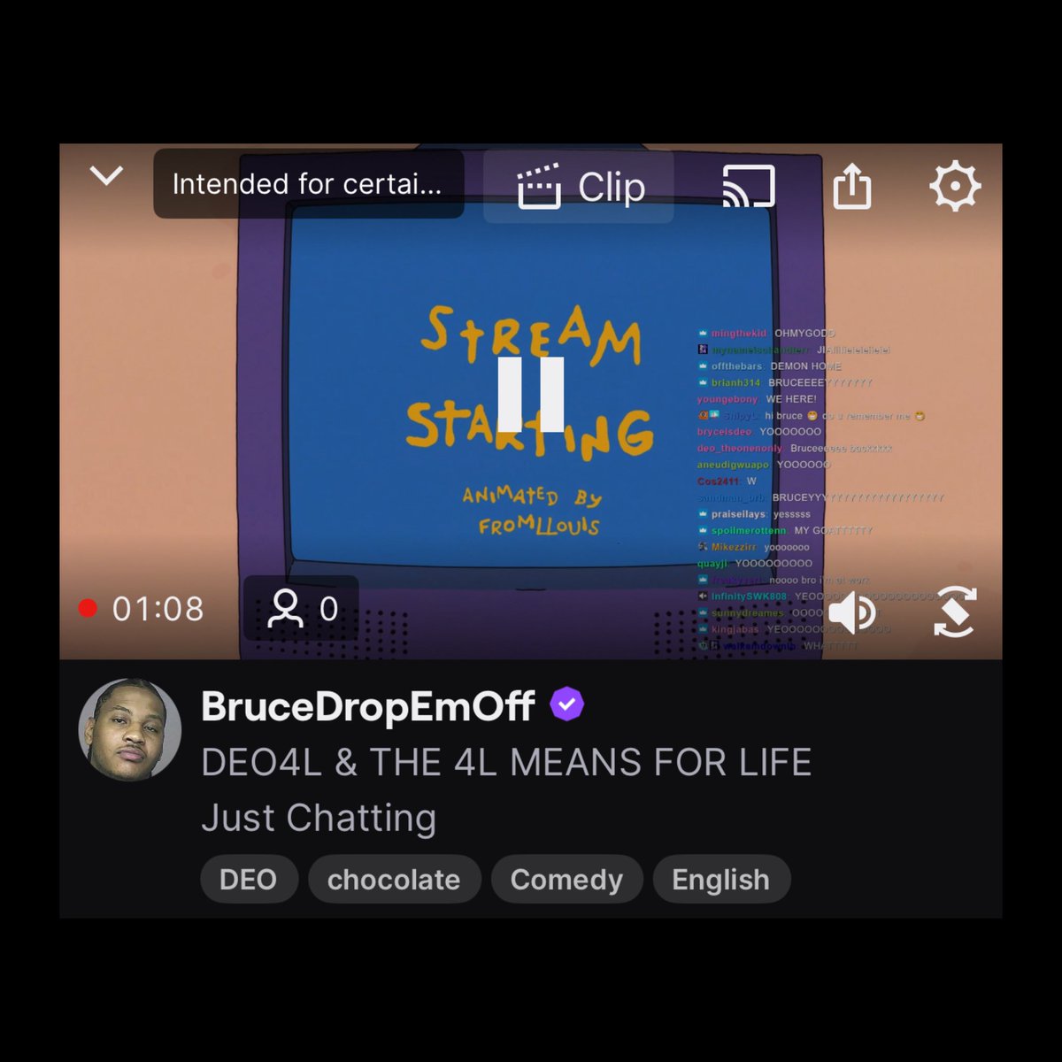 scubaryan_'s tweet image. BRUCEDROPEMOFF IS LIVE ON TWITCH FOR THE FIRST TIME MONTHS 🤯🔥