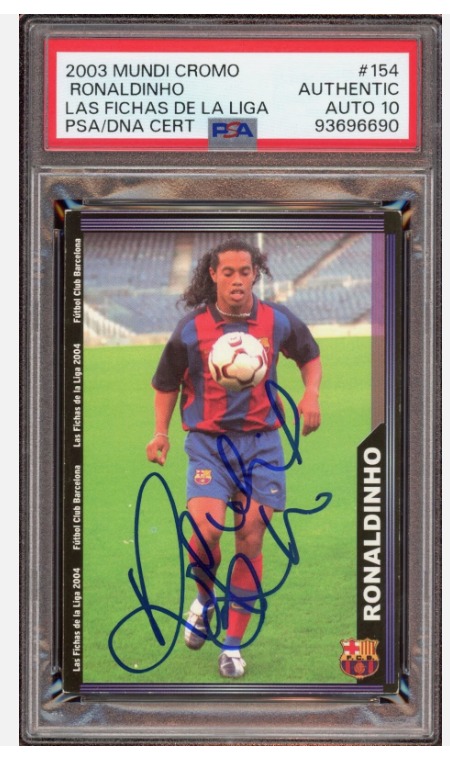 My graded AUTO 9 and the second one isn't mine but it was graded AUTO 10 and the ebay asking price is $3,000 😅🤣 #TheHobby