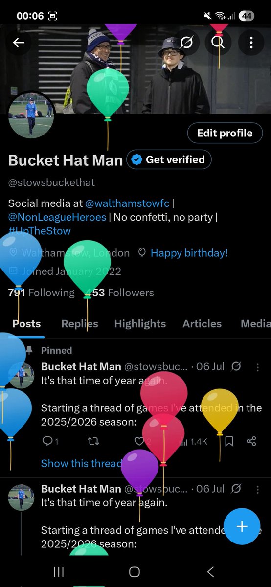 Bucket Hat Man tweet media