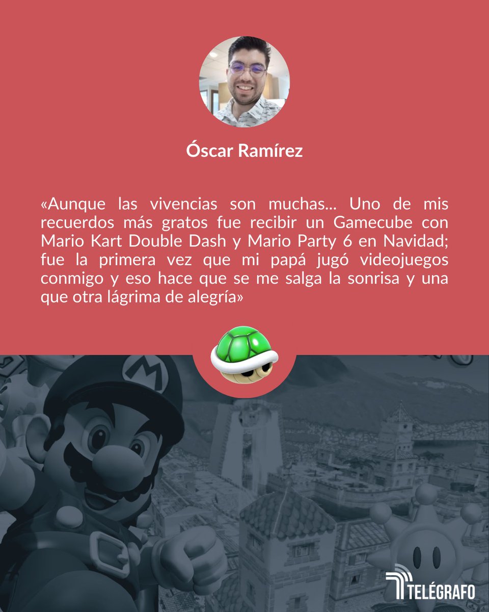 telegrafogt's tweet photo. #VocesDivergentes | #MarioBros 🎮🍄

Oscar Ramírez: «Para la cultura, Mario Bros es un símbolo de la diversión, es un clásico de culto, todos lo han jugado y en algún momento nos emocionamos con saber las noticias de una nueva película.».

 👉🏻 https://t.co/Cja7zVcM5D… https://t.co/nID4iqXDcJ