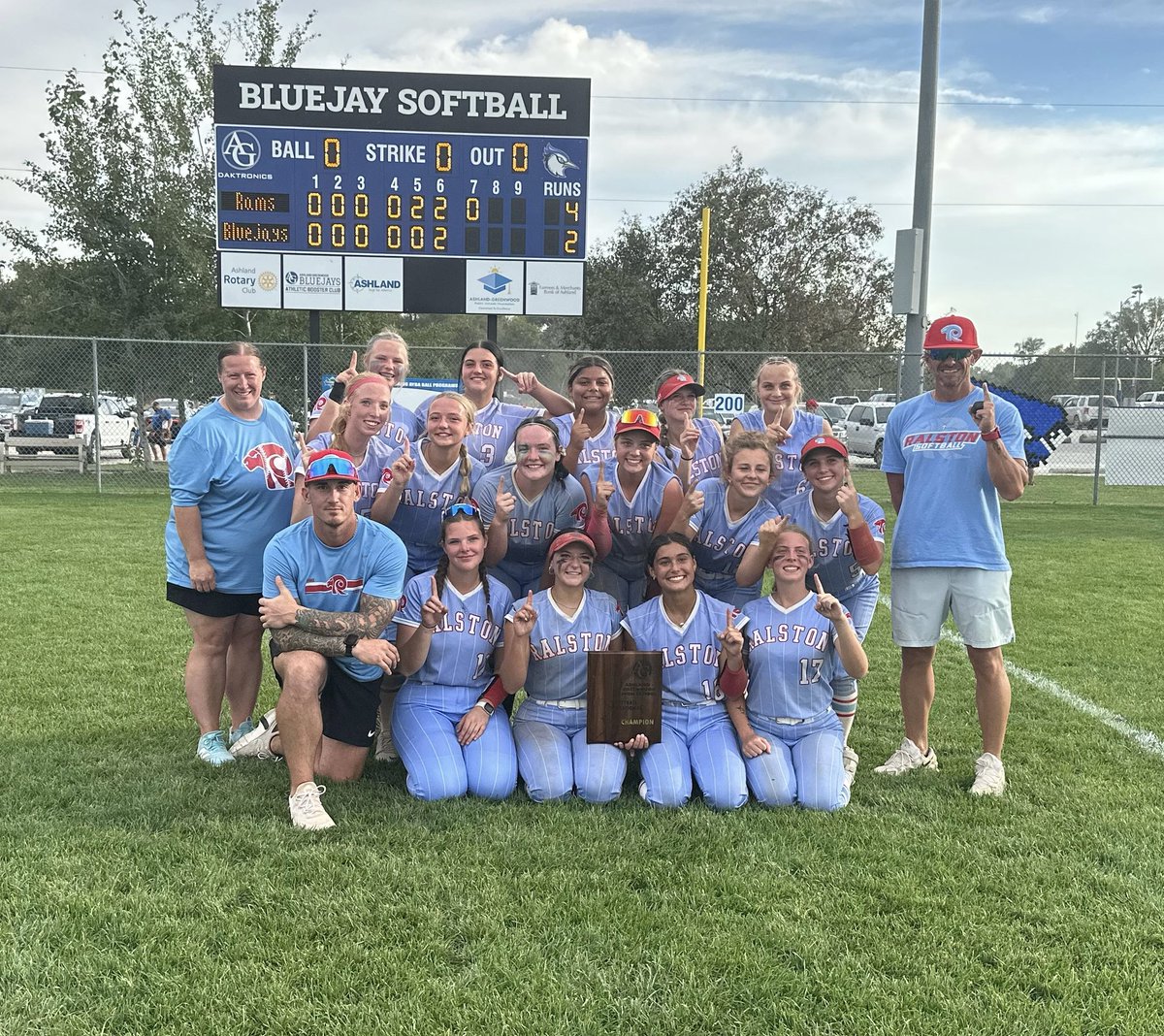 Your Rams are coming home CHAMPIONS!!!!!! 3-0 on the day!! Good day to be a Ram!!