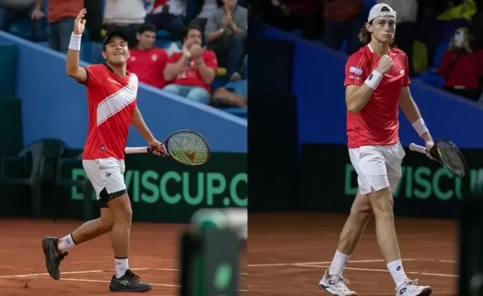 Estos dos muchachos le ganaron al top 52 del mundo (Ranking ATP) 

El tenis peruano 🇵🇪 esta en buenas manos.
