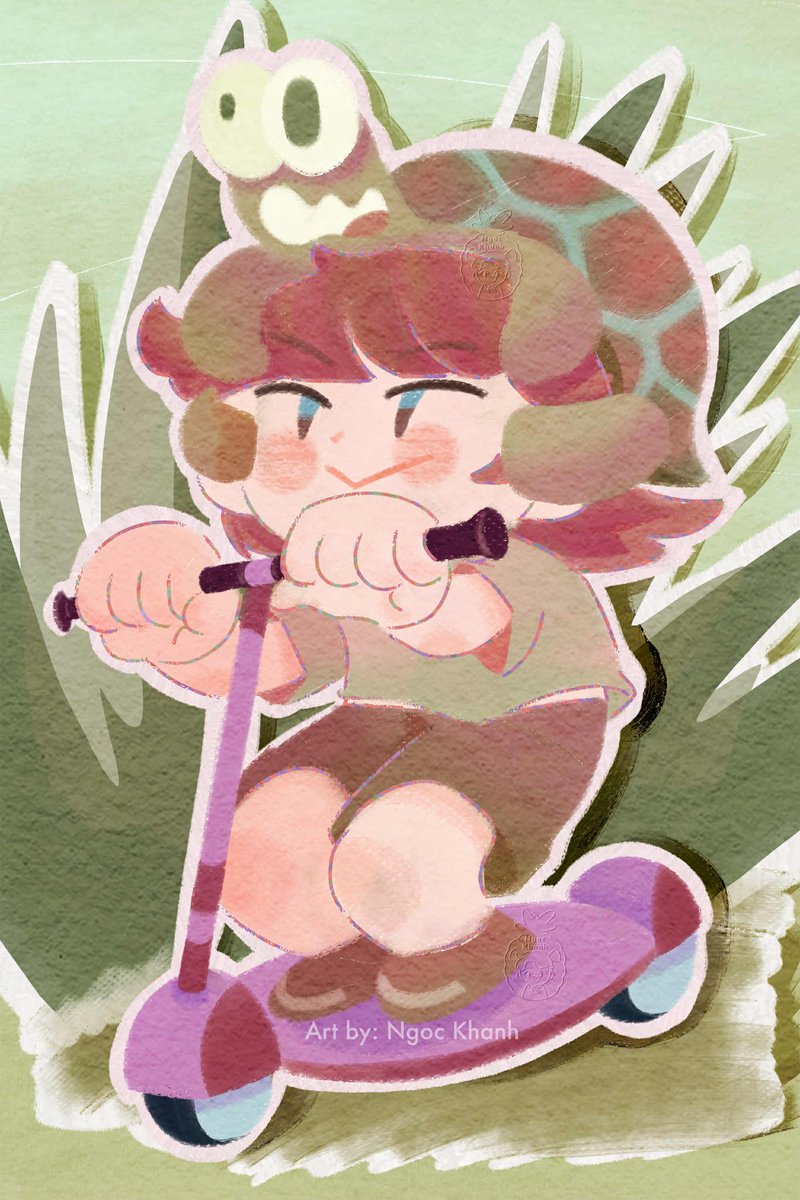 khanhnguyen0206's tweet image. My turtle has a new Bugatti
#bugattitrend #cute #illustration #イラスト　#ゆるいイラスト