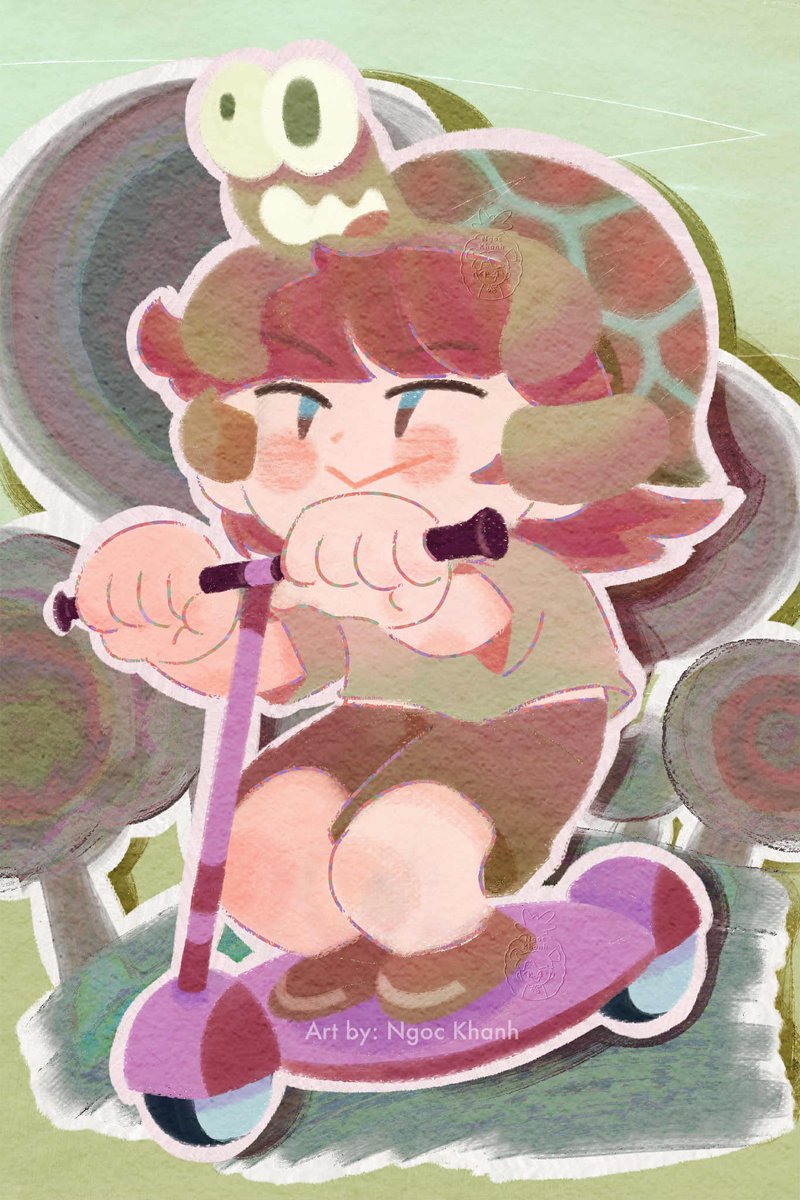 khanhnguyen0206's tweet image. My turtle has a new Bugatti
#bugattitrend #cute #illustration #イラスト　#ゆるいイラスト