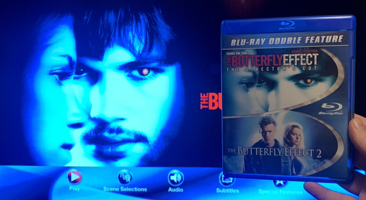 TruAndres's tweet image. A solid sci-fi thriller with good dramatic moments. I think only the 3rd installment is a true horror movie but felt like watching the whole series. #SpookySeason #MoviesInOctober #TheButterflyEffect