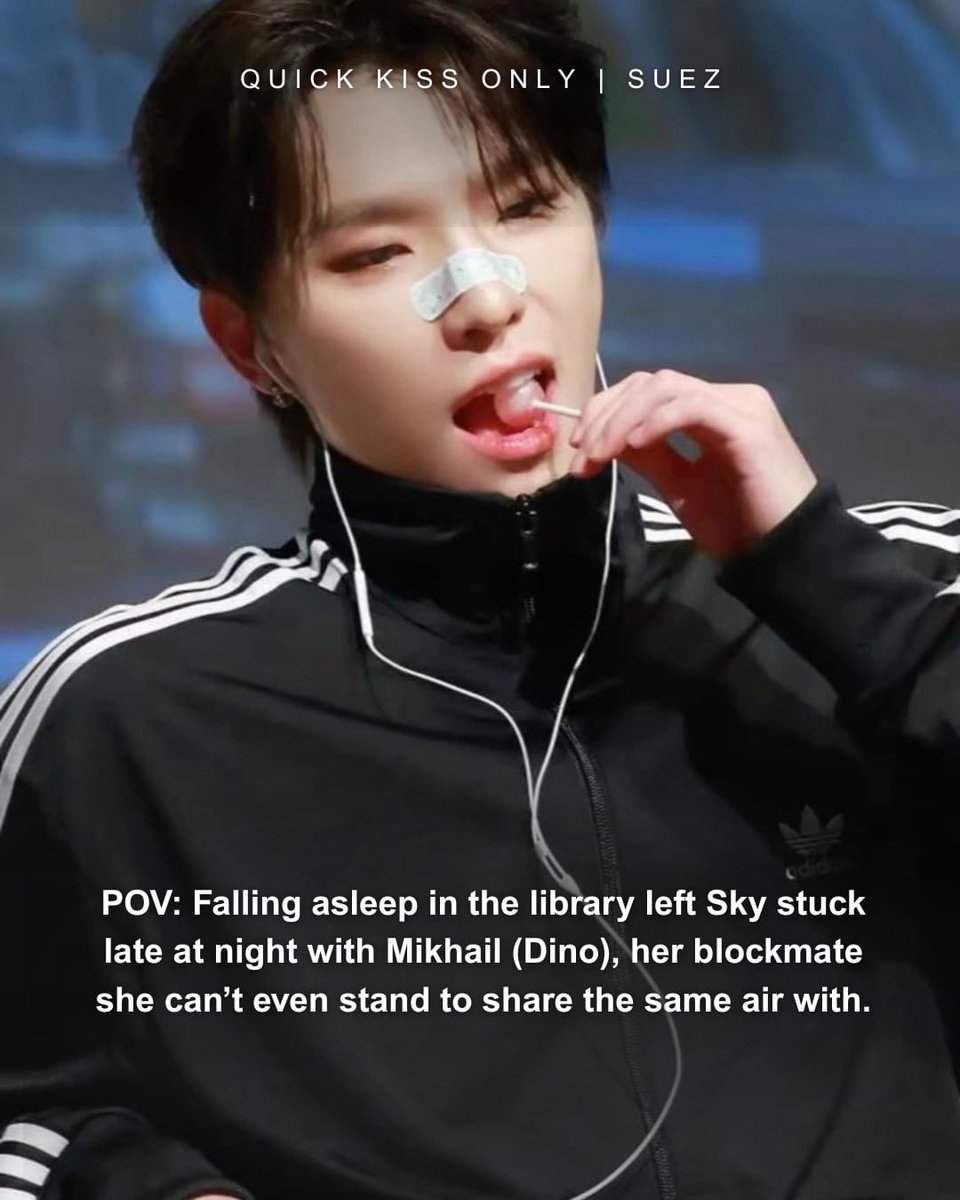 unnipotato's tweet photo. 🔞 Library (dino x oc)

Falling asleep in the library left Sky stuck late at night with Mikhail (Dino), her blockmate she can’t even stand to share the same air with. https://t.co/TSI1EFqeH5
