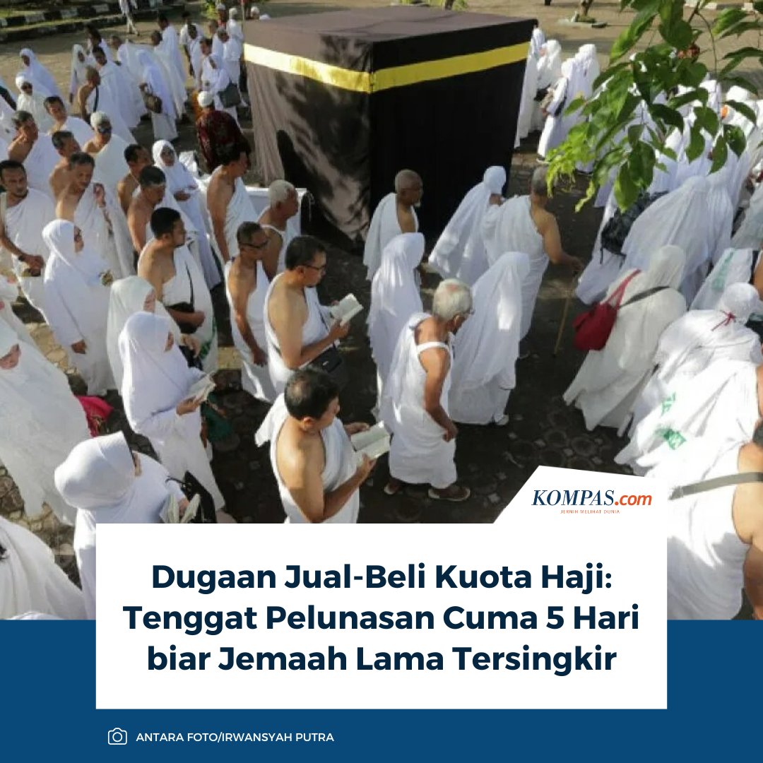 ...Praktik sejahat ini sampai puluhan ribu kuota haji masa gak diketahui menag saat itu?

Kalo gak salah kenapa harus mangkir 3x dipanggil DPR?

1-1nya menteri dalam sejarah yg mangkir 3x dipanggil DPR.

Gagah berkhotbah toleransi ternyata bedebah korupsi haji... (``,)