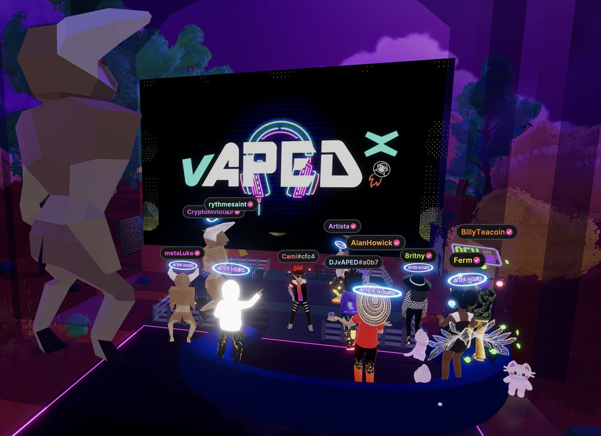 LIVE🔊 #metaverse AFTER-HOURS <a href="/decentraland/">Decentraland</a> 78,-105 with <a href="/DJvAPED/">DJ vAPED ⚡️🎧⚡️</a> Jump In 🙌