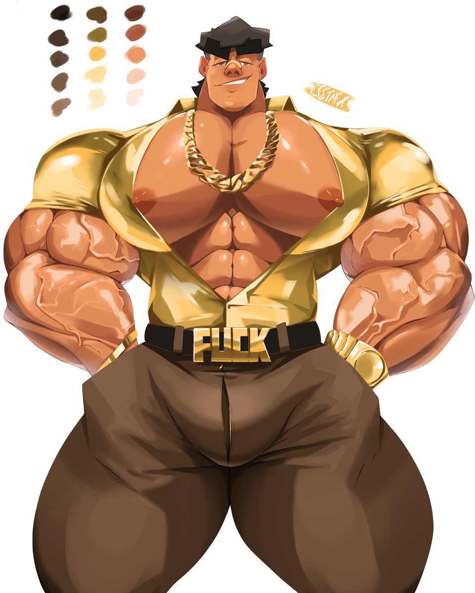 Gold 💪💫
Coloring study. Lights and color structure.
Tying different coloring methods💫