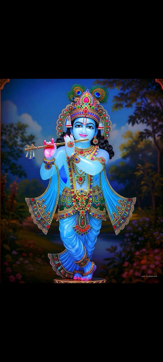 💐💐बहुत खुबसूरत है मेरे ख्यालो की दुनिया,
बस कृष्ण से शुरू और कृष्ण पर ही खत्म…!!💐💐
जय श्री कृष्णा 🙏🙏 
राधे राधे 🙏🙏
❤️गुड मॉर्निंग फ्रेंड्स ❤️