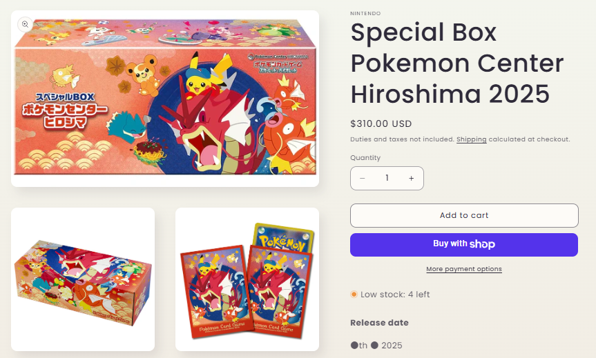 cards_japan's tweet photo. ✨ Restock alert! ✨
Pikachu from Pokémon Center Hiroshima is here! ⚡
This item is super hot right now and will sell out fast
—don’t wait, grab yours while you can!
https://t.co/Ts9mcwrikR
#Restock #HotItem #LimitedStock #Pikachu #PokemonCenterHiroshima #Pokémon #PokemonTCG #TradingCards