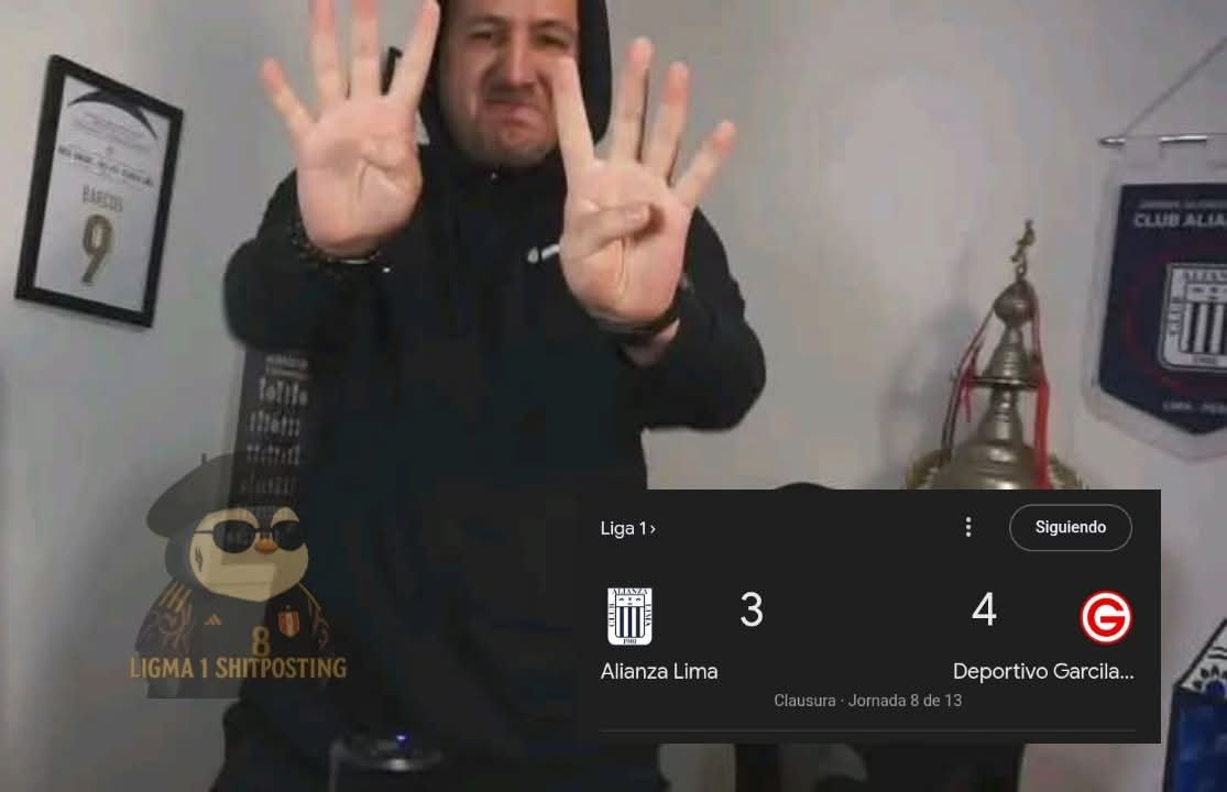 Terrible mi causa, sabía que iban a meterle 4 a Alianza, simplemente un visionario 🚬