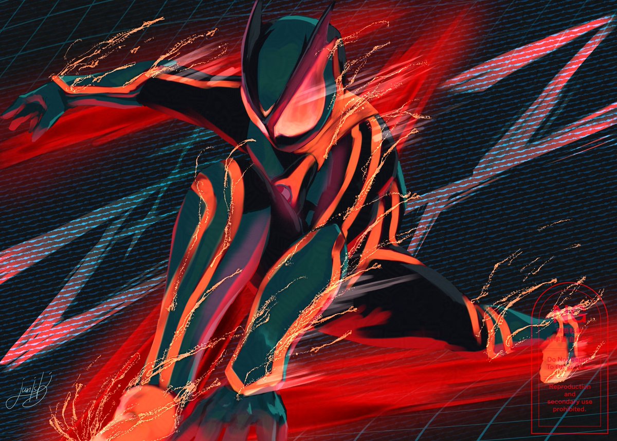 「ZE Z TZ #仮面ライダーゼッツ」|十西＠skeb募集中のイラスト