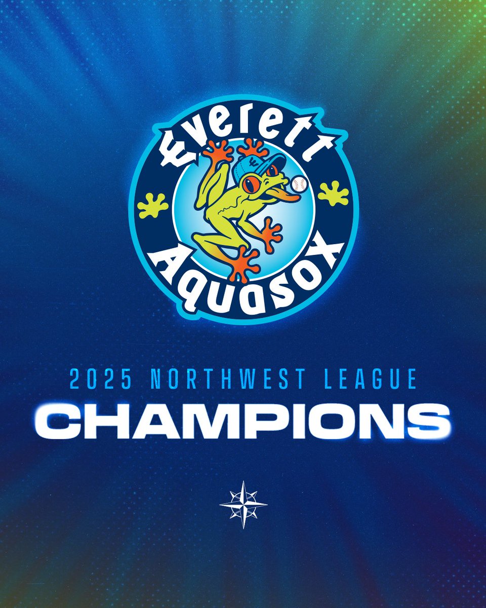 Northwest League Champions! 🏆 Congratulations, <a href="/EverettAquaSox/">Everett AquaSox</a>!
