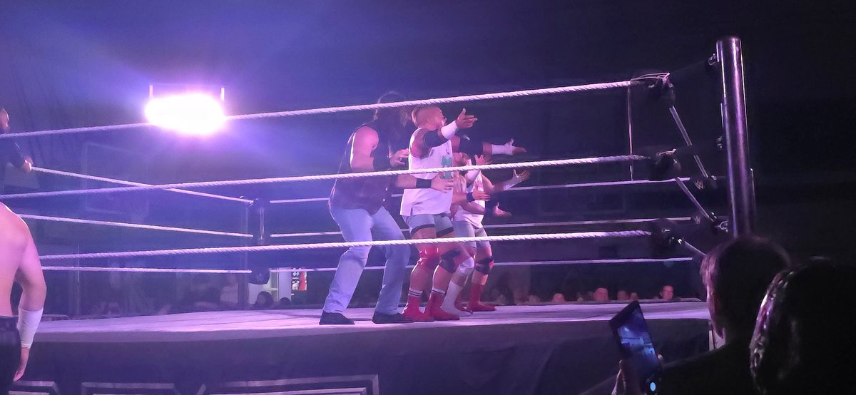 CarlosStoneking's tweet image. #nxtenglewood #wwenxt @ThunderKeck #toothlessaggression #hillgang The Hellraiser two nights in a row with @joehendry  Hell yes lets go.