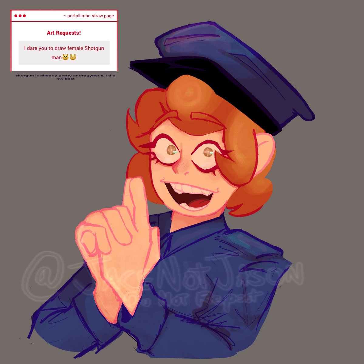 two very different strawpage drawings today

im having fun experimenting !
#spookymonth #ignaciospookymonth #shotgunman