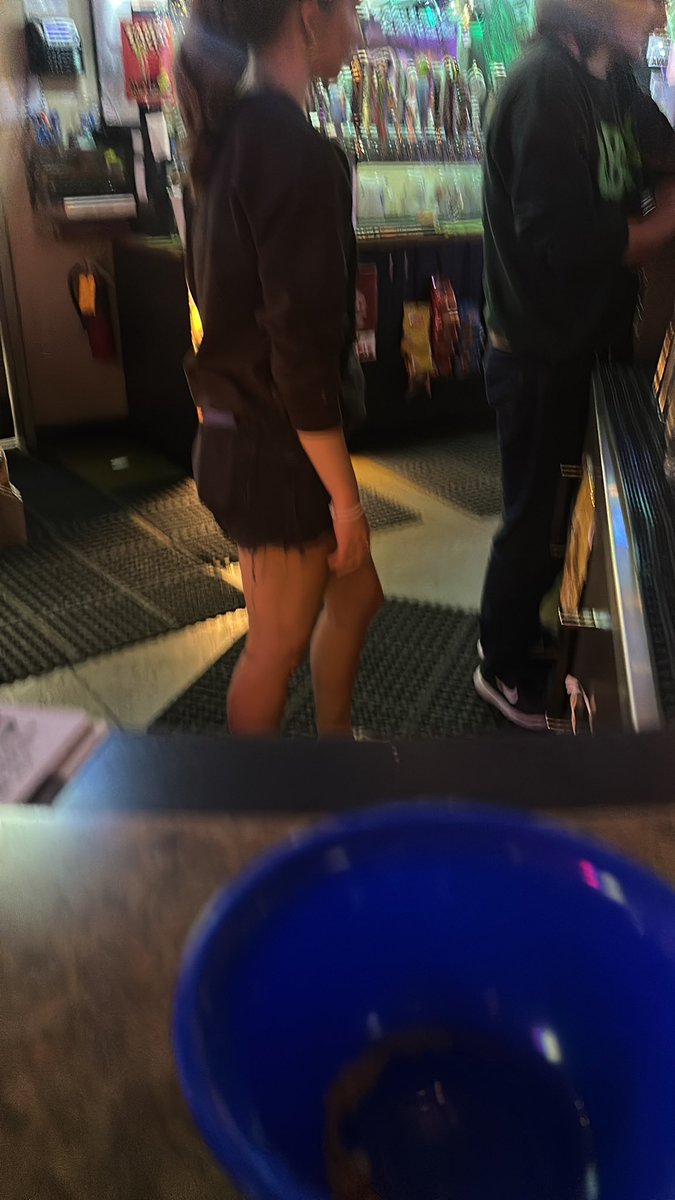 I gotta say, this bartender is a piss missile. I probably would