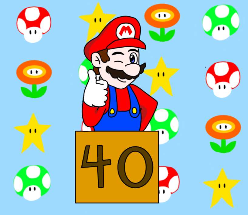 Happy 40th anniversary to the Super Mario Brothers game. It’s the first video game I played when I was a kid and I still play it to this day. I drew this in honor of this wonderful day!

#supermariobros #Mario40thAnniversary #videogames #mariofanart