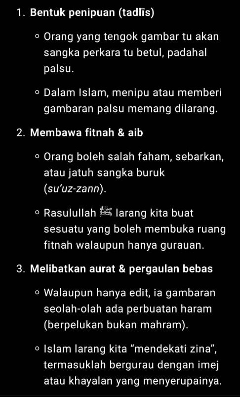 Err y'all yg edit gambar guna AI dgn meerqeen tu rasanya just keep it for yourself h..xpyh post kt mana2 socmed.Takut tngok korang post kt TT dia semua byk edit2 yg bukan2.Bkn mcmtu cara nk tunjuk korang ni fans dia ye..🙏🏻 Dri buang masa edit tu baik y'all vote utk award akn dtg.