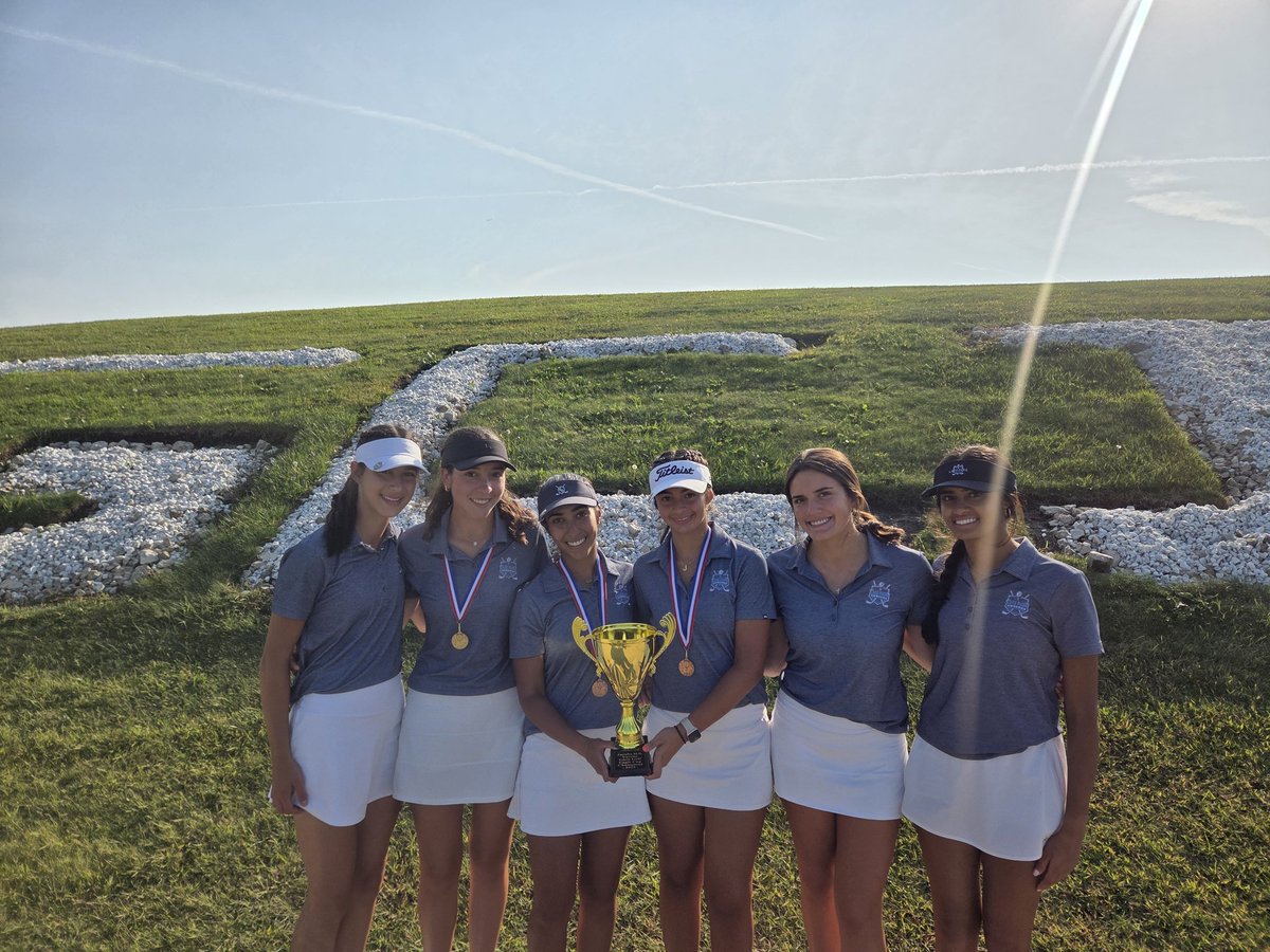 🏆 Eagle Cup Invite Champions at GCI! 

From a team score of 345 in 2023 (1st place), 333 last year (2nd place), and now a awesome 320 this year (1st place)—our girls continue to improve and elevate their game each season! So proud of this team's hard work and dedication. 🏌️‍♀️⛳️