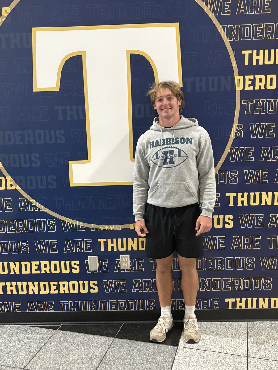 Clayton Daubenmier (@claydauby) on Twitter photo Had a great time <a href="/TrineThunderFB/">Trine Thunder FB</a> for a game day visit that I got to attend with my teammate <a href="/BenMcbreairty/">Ben Mcbreairty</a>.
<a href="/Coach_H_HHS/">Kyle Holderfield</a> <a href="/HHS_Raider_FB/">HHS Raider Football</a> <a href="/SidelinePreps/">Sideline Preps</a> Had a great time <a href="/TrineThunderFB/">Trine Thunder FB</a> for a game day visit that I got to attend with my teammate <a href="/BenMcbreairty/">Ben Mcbreairty</a>.
<a href="/Coach_H_HHS/">Kyle Holderfield</a> <a href="/HHS_Raider_FB/">HHS Raider Football</a> <a href="/SidelinePreps/">Sideline Preps</a>