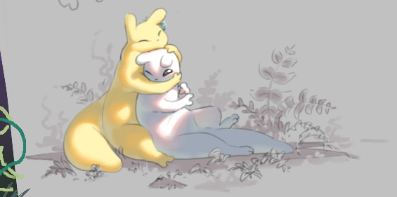 nyuufruit's tweet photo. a couple older drawings. my sweet monk https://t.co/EY40M2OBSw