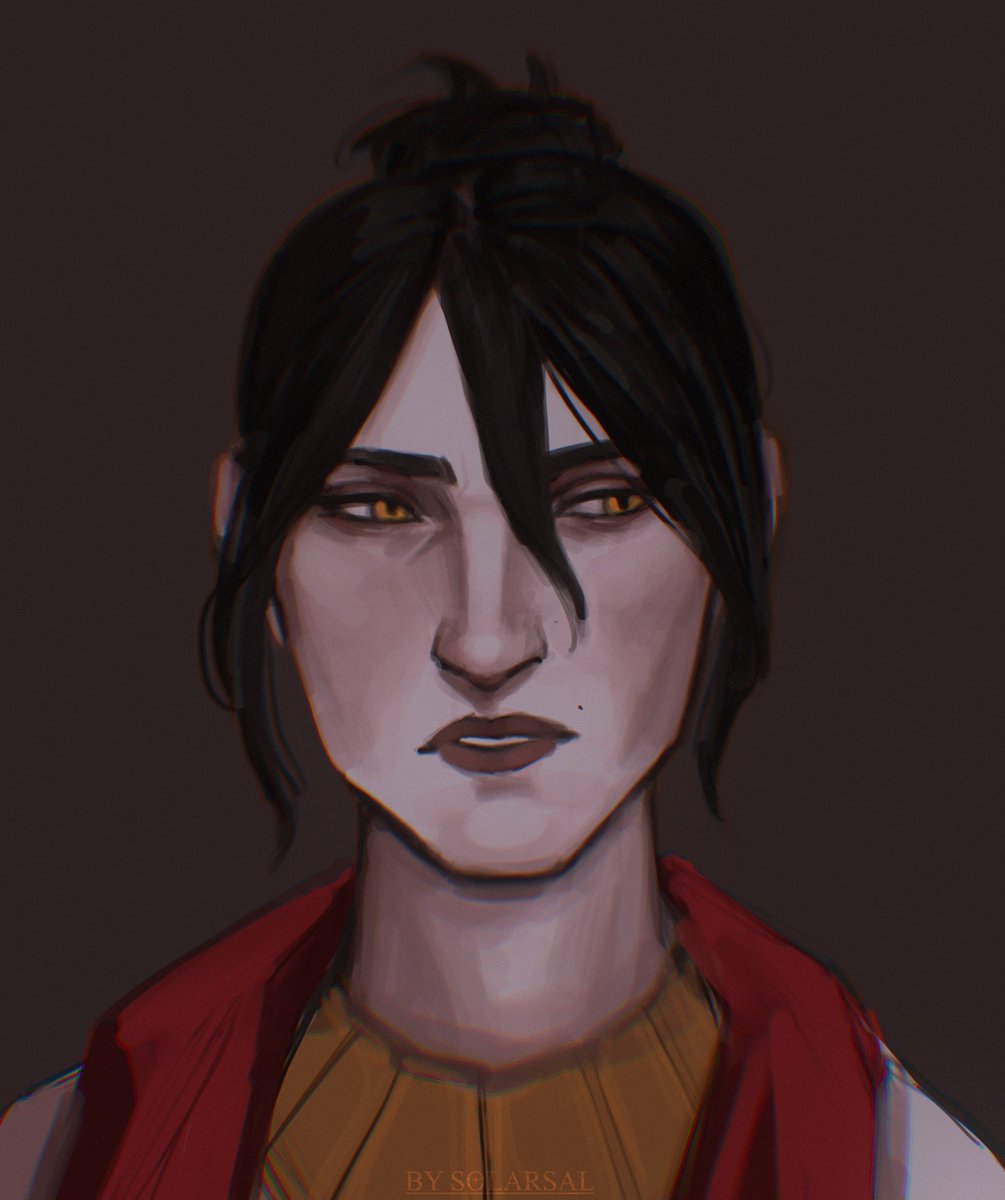 I got sick and couldn't finish the "alistair week", but anyways I was glad to be a part of it! 
Here's a sketch of Morrigan that was supposed to be in day 6

#dragonage #morrigan