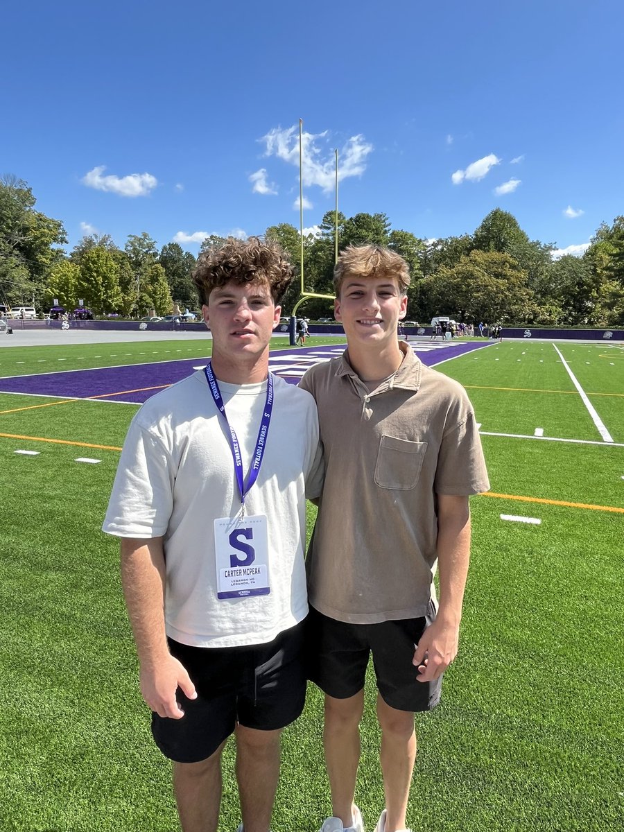 cartgmcpeak's tweet image. Thank you Sewanee: University of the South for the Game Day visit! Love the culture of family and strong academics. Hospitality and campus can’t be beat! 
@SewaneeFootball
#PoundTheRock 
@BDPFootball