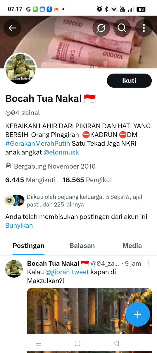 Akun ini dulu adalah salah satu akun pembenci Islam terdepan, lihat saja di bio nya tertulis no kadrun! 
Aneh nya banyak yang follow akun ini! 🙄🥱