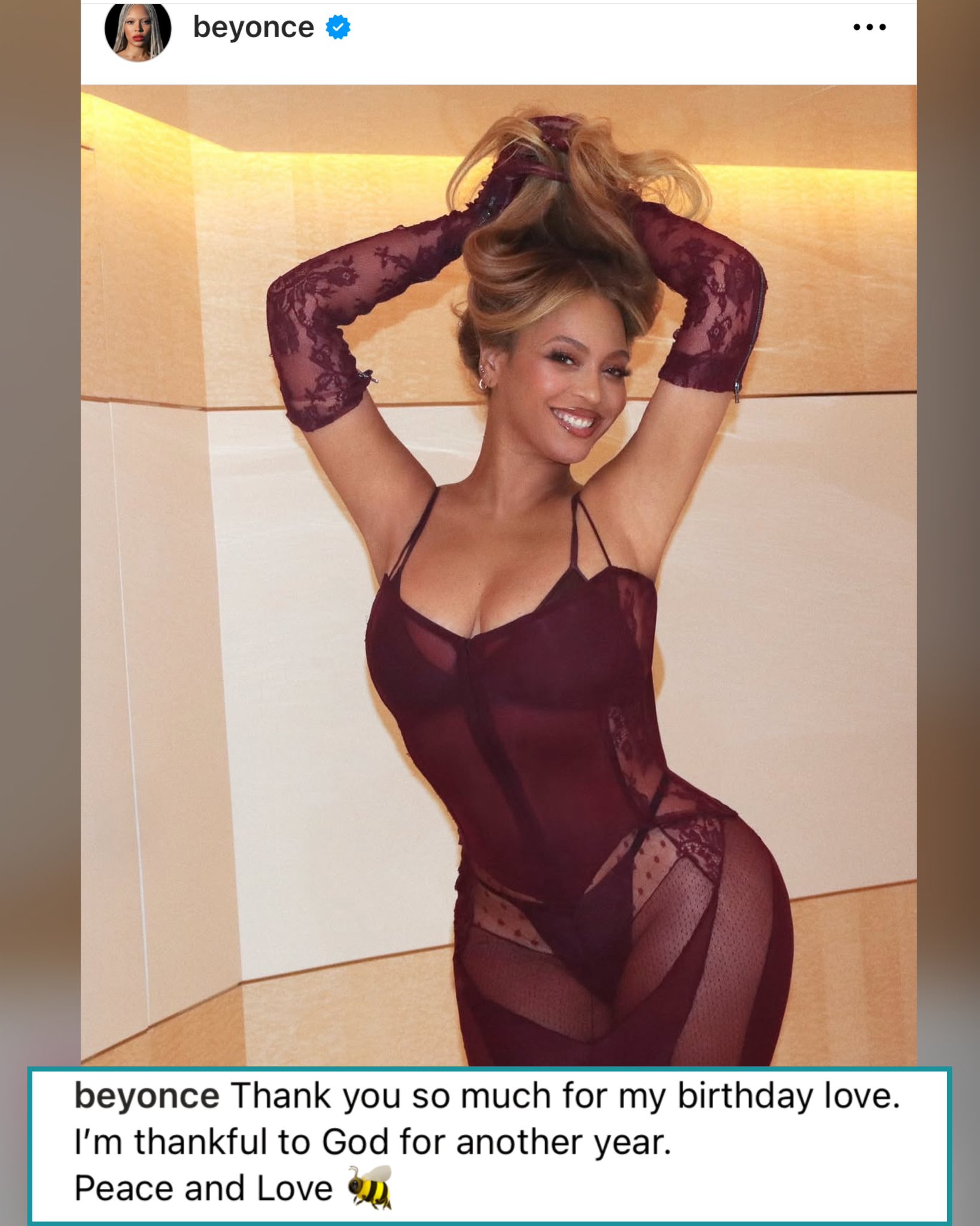VIBE Magazine on X: "Yass! Beyoncé stuns in new photos as she thanks fans  for the birthday love. https://t.co/OUEWM49R4d" / X