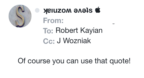 prpoints's tweet image. Apple Co-Founder Steve Wozniak and I have been speaking by email over the past week about my start-up Cab0.com. He said "Best of luck to you on this worthy venture, Its your turn " We are so grateful to Woz for his words of encouragement and support.