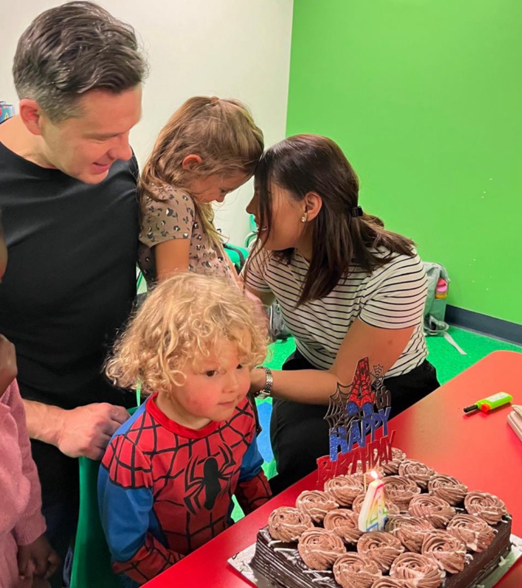 PierrePoilievre's tweet photo. With great power (and cake) comes great responsibility.

Spiderman turns 4! https://t.co/kvjNjQntOX