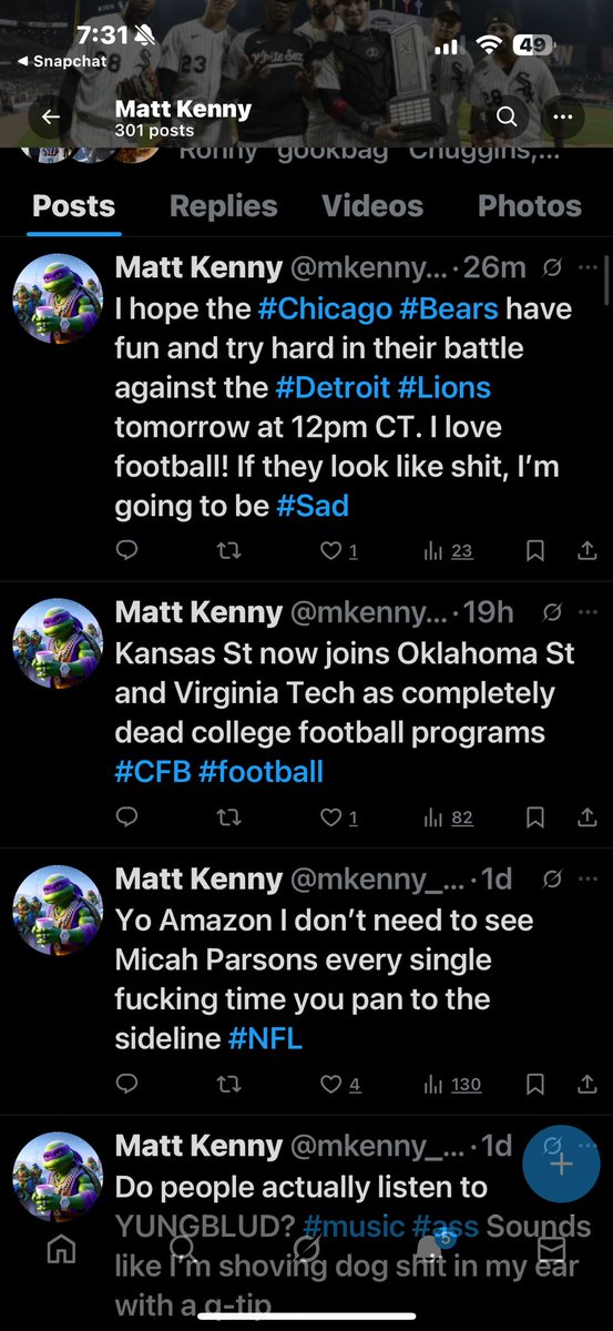 connorcameron04's tweet photo. Accounts like this make the twitter world go round. https://t.co/glWU4f9o3I