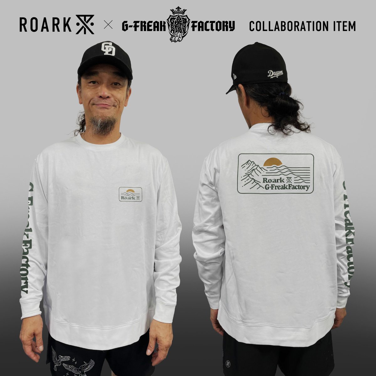 RoarkJapan's tweet photo. ROARK × G-FREAK FACTORY COLLABORATION ITEM
●”YAMA” L/S TEE
¥4,500 - M/L/XL https://t.co/vtl3HdOdm8