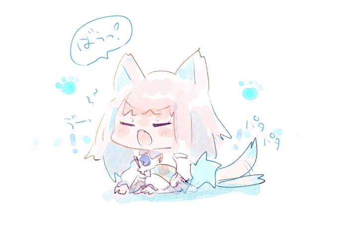 #三連休はフォロワーが増えるらしい ゆるふわなイラストが好き