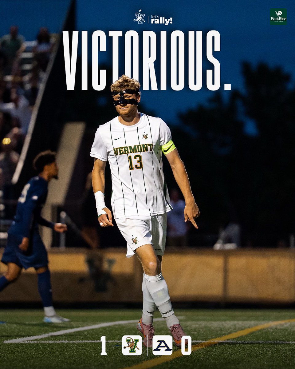 Catamounts 🤝 Clean sheet W ⭐️

#LetsRally