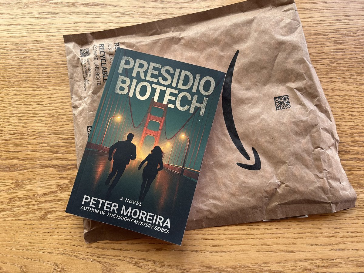 My new novel arrived yesterday. Presidio Biotech will be released Oct. 27. Available for preorder now on Amazon.

#BookRecommendation #bookrelease