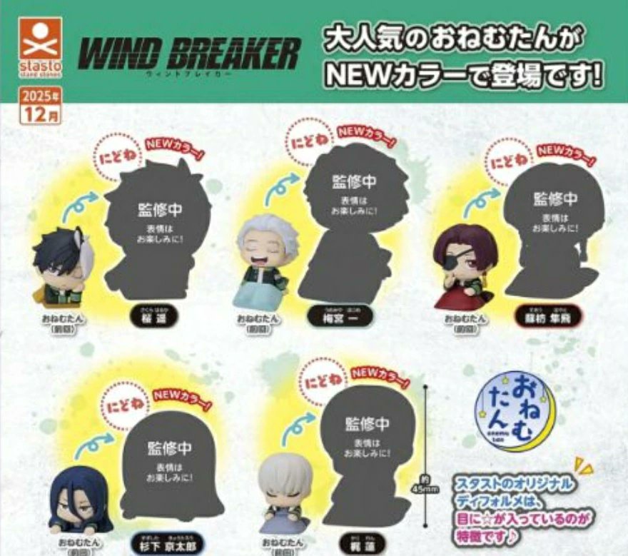 2025年12月投入 TVアニメ 「WIND BREAKER」 おねむたん にどね アース