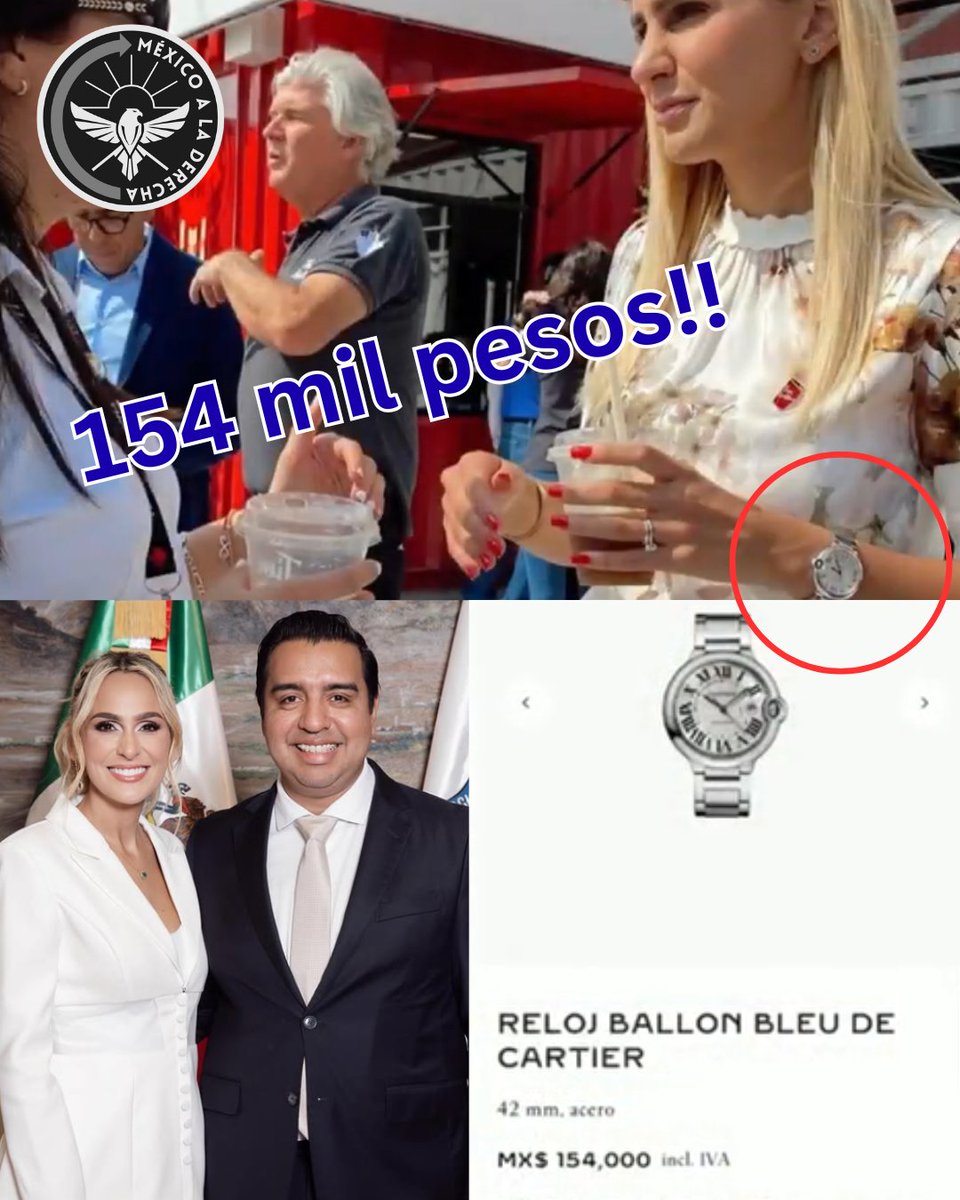 🚨🚨🚨YA SABEMOS DONDE ESTÁ EL DINERO PARA LOS PERRITOS!

En la esposa del alcalde de Santa Catarina. Paola Garcia Yves.
👇👇👇
La esposa del asqueroso alcalde morenista <a href="/JesusNavaNL/">Jesús Nava</a>, que dejó morir de hambre y sed a perros y gatos porque se robó el presupuesto, tiene un reloj de