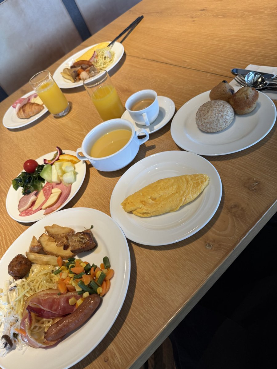 iawak_a's tweet image. Today&apos;s #breakfast
#evolution
#fourpoints by #sheraton nagoya chubu international airport
#marriottbonvoy