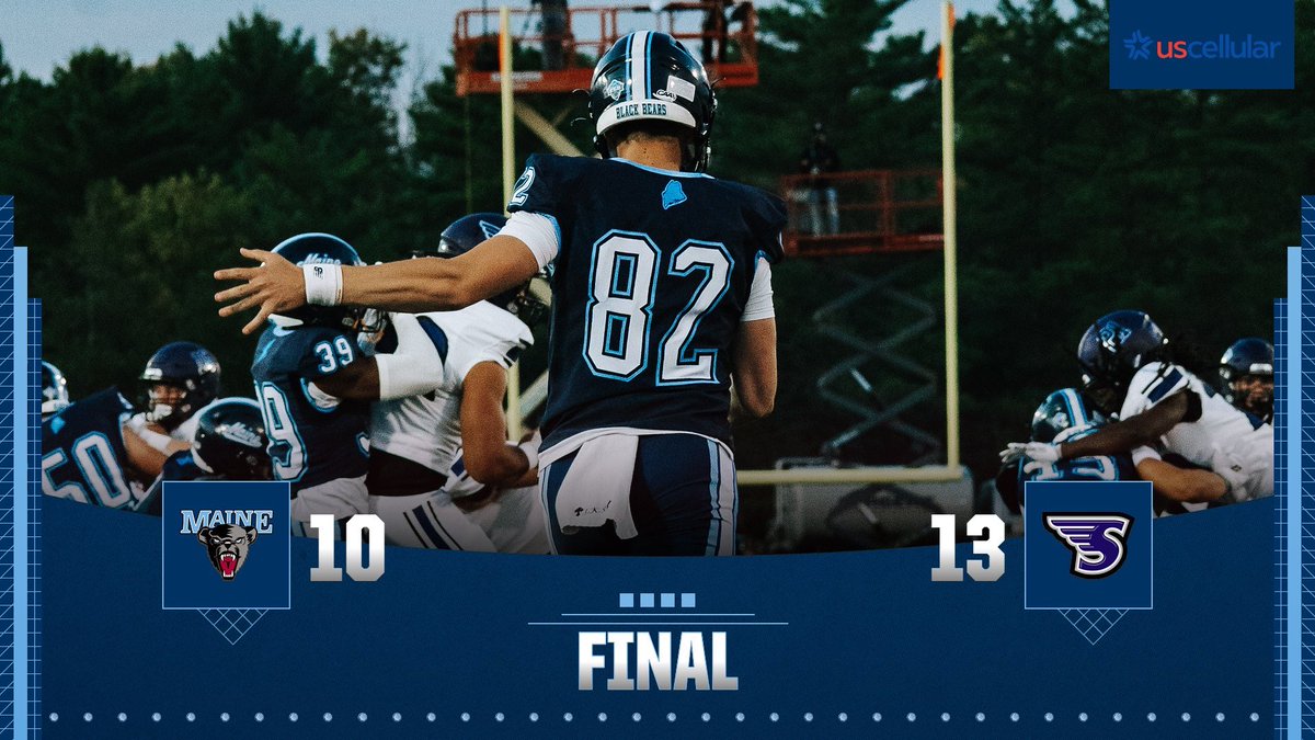 Final — Back at it next weekend at Georgia Southern. 

#BlackBearNation | ⬆️