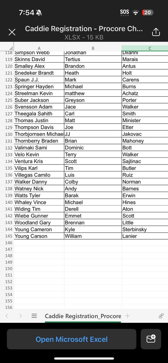 Player/caddie teams for <a href="/ProcoreChamp/">Procore Championship</a> sorry for the late notice, been on a golf trip!