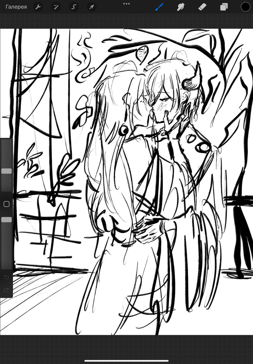 Sketches that were supposed to become full drawings, but I’m too lazy💋